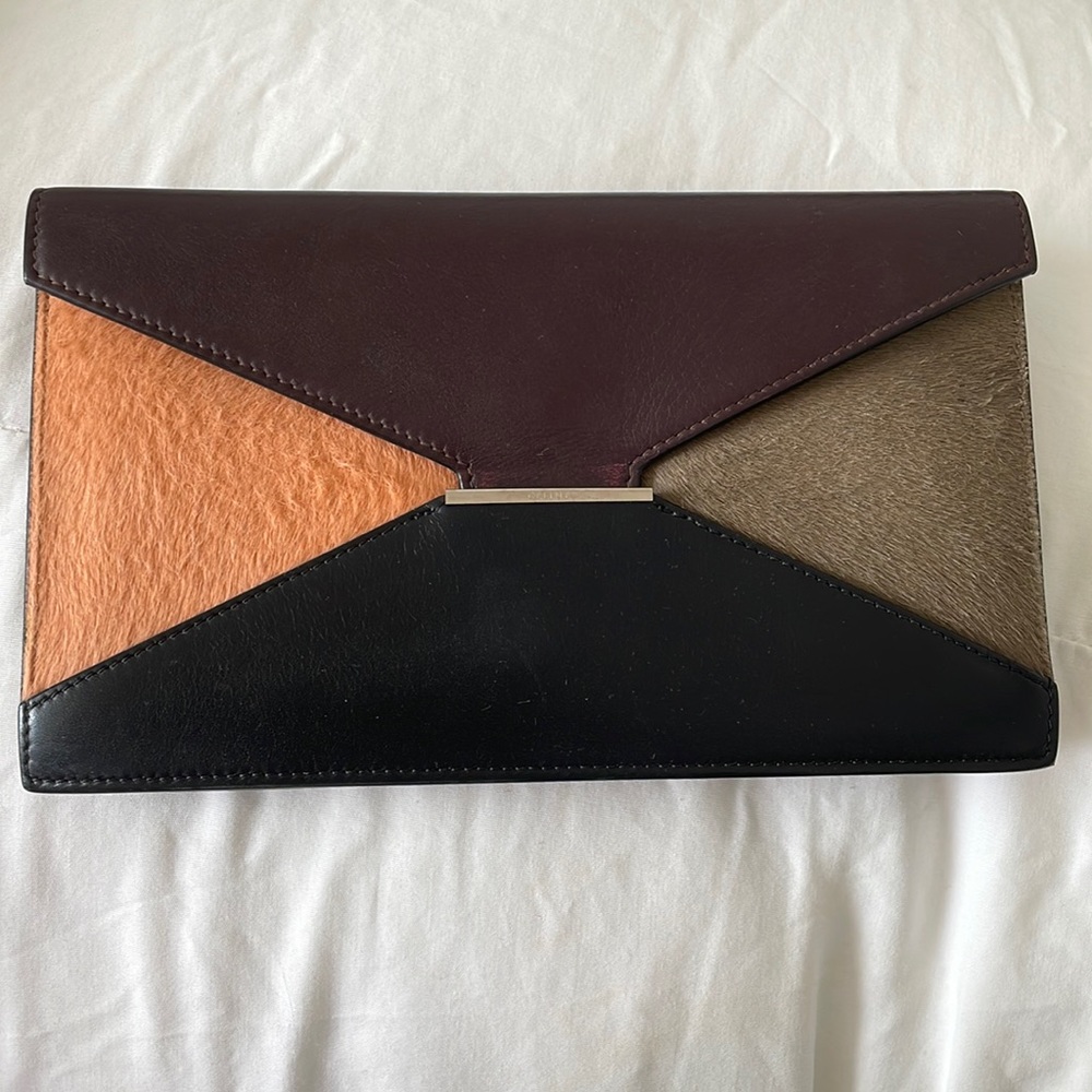 Celine diamond / Multifunction Wallet Pony Hair & Leather Multicolour